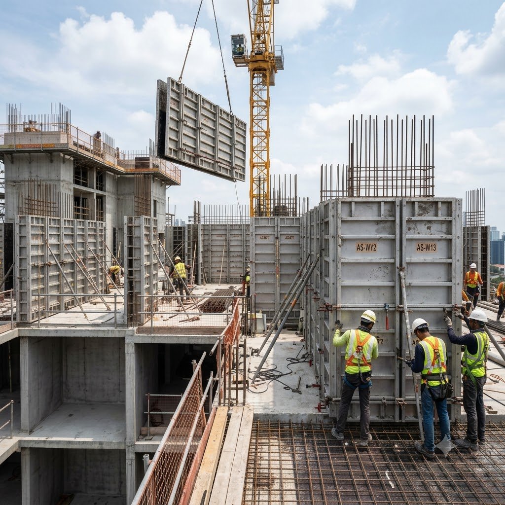 Shear wall formwork application
