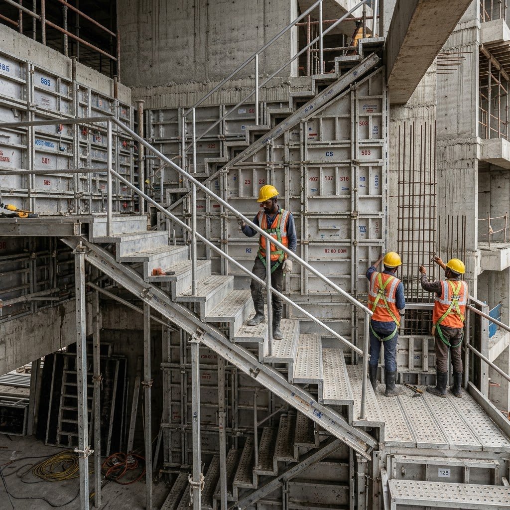 Staircase formwork application
